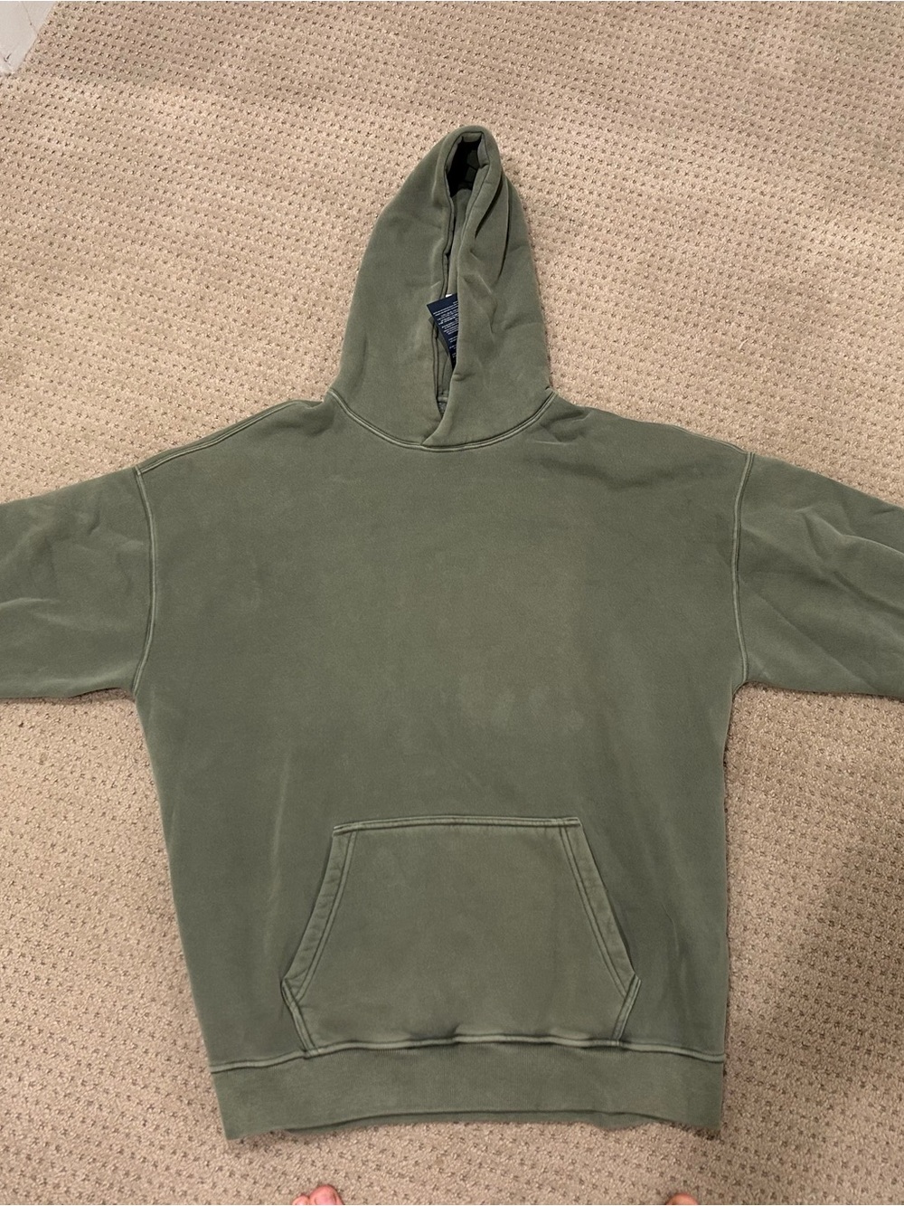 Abercrombie & Fitch Olive Green Men’s Hooded Pullover